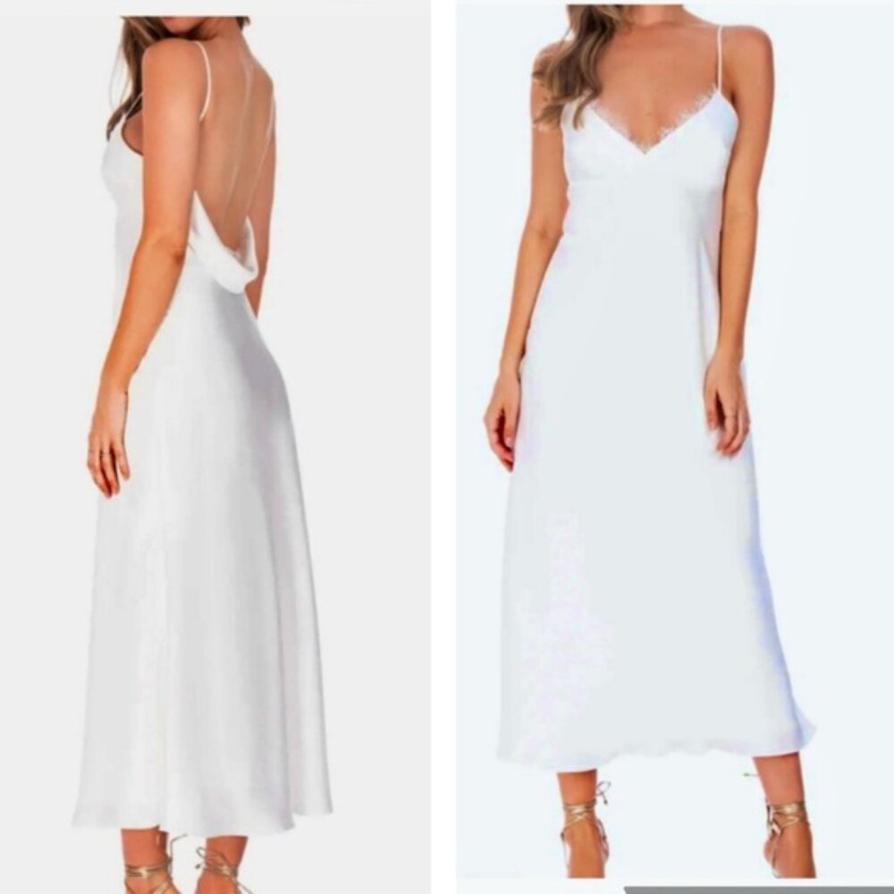 Katie May Jessica Dress in Ivory with lace